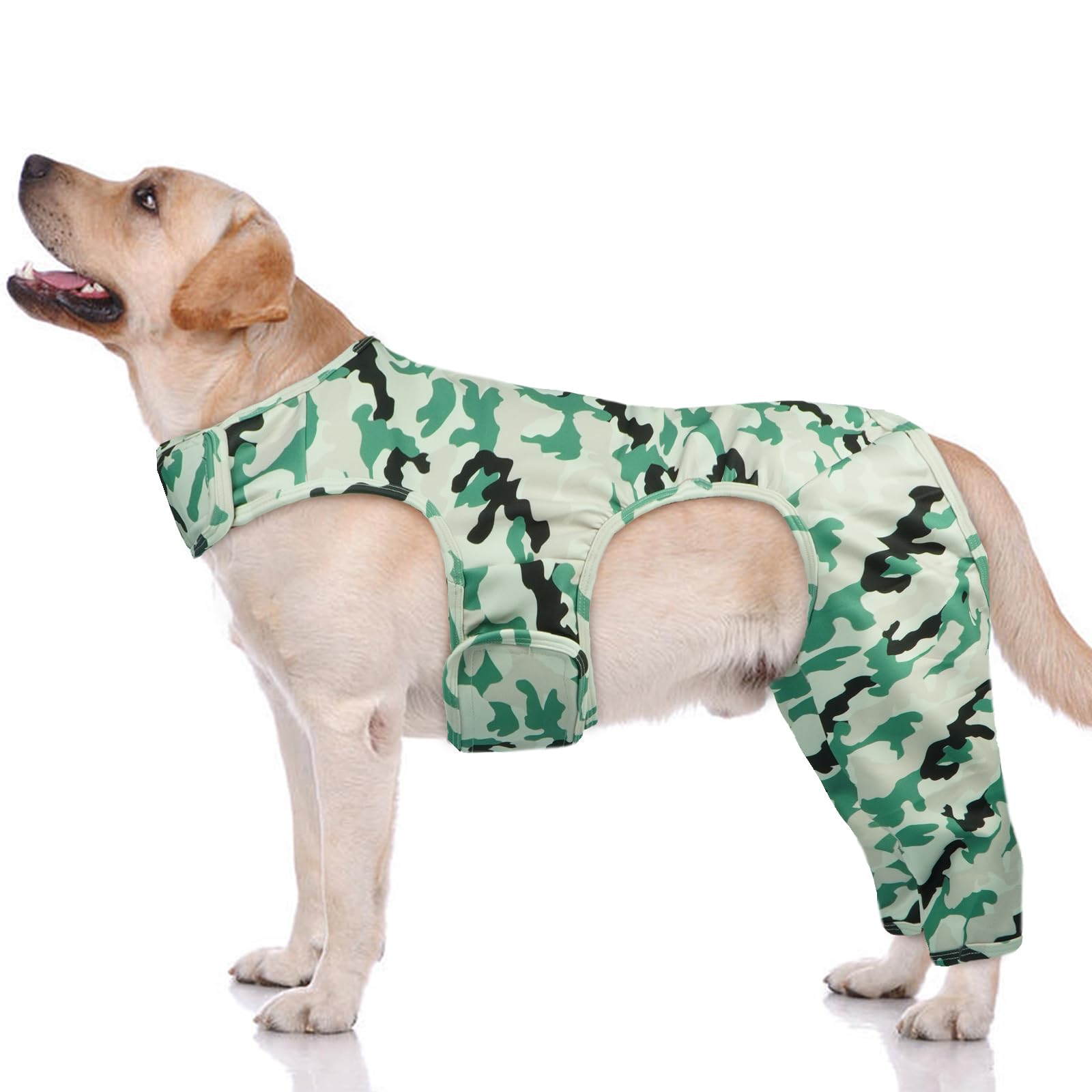 Hjyokuso Recovery Suit for Dogs Dog Surgery Suit, Leg Surgery Recovery Suit, Lick Sleeve for Rear Leg Elbow Protector