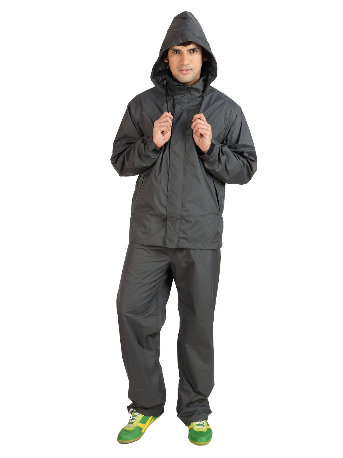 Versalis Self Design Men & Women Raincoat-70