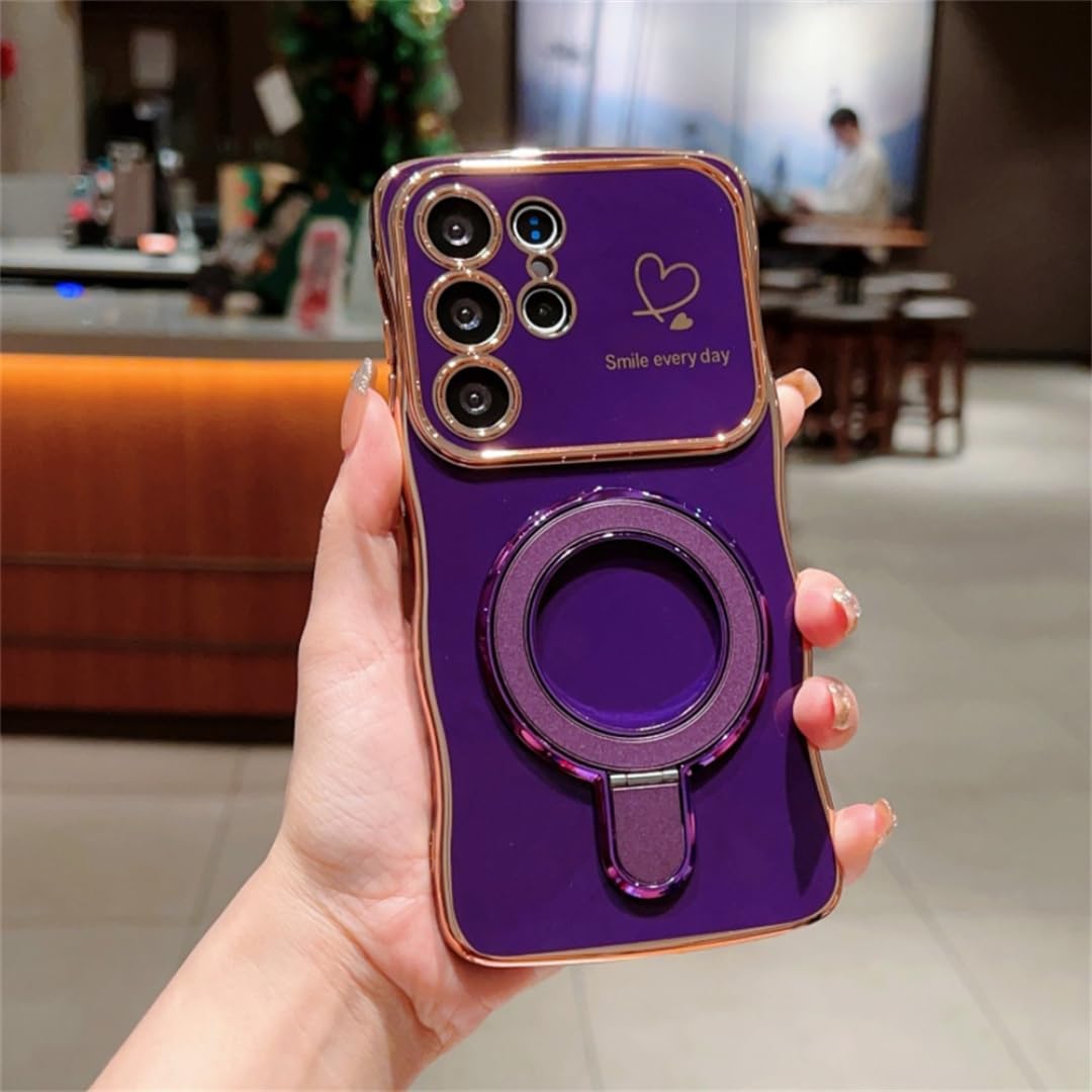 Coque Samsung A26 5G robuste anti-rayures violette avec support de visionnage - 8
