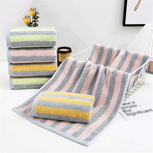 Miniatura 6 de QDLZLG Towel Soft moistures Cotton Household Men and Women Wipe face Stripe Skin Towel not Easy to Lose Hair