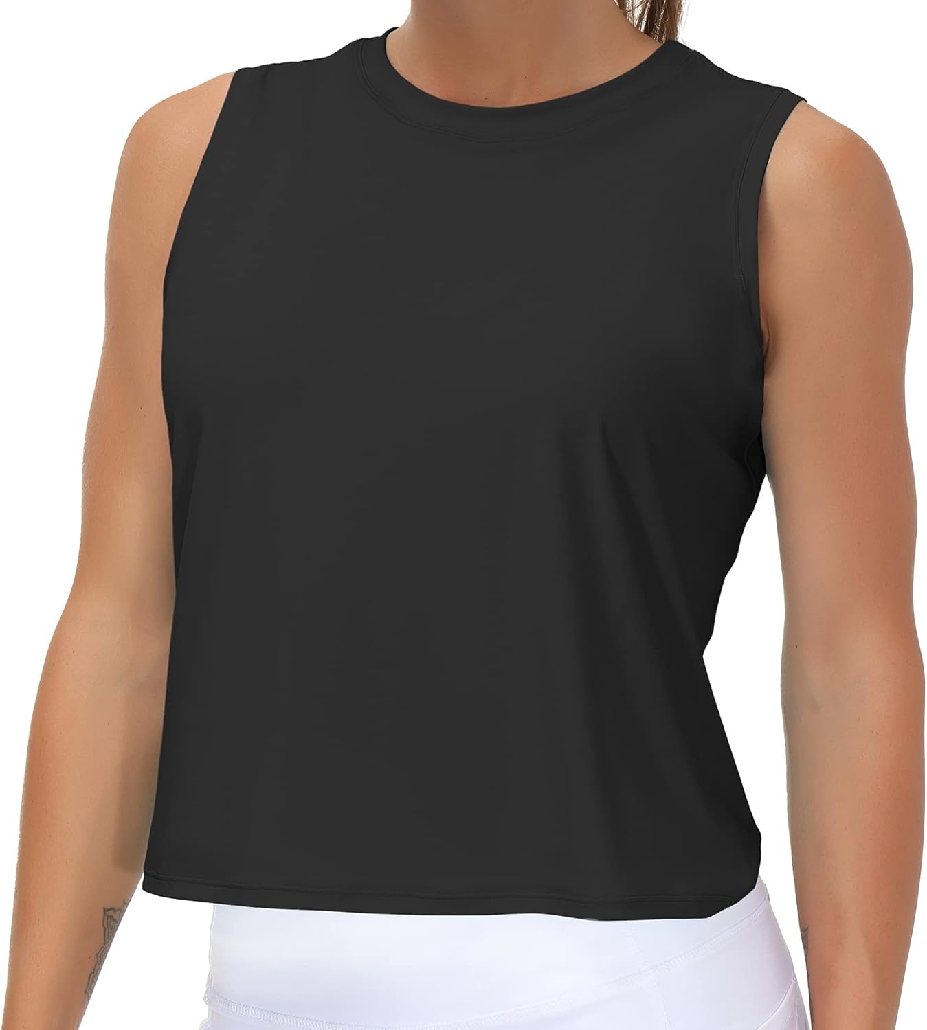 THE GYM PEOPLE Women’s Workout Tops in Ice Silk Quick Dry Sleeveless