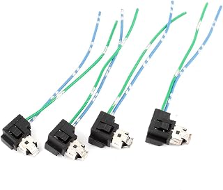 uxcell Waterproof H1 Headlight Bulb Socket Wiring Harness