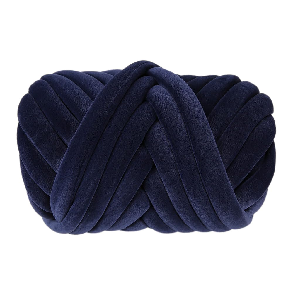 Gruba włóczka wełniana, 1000 g, Chunky XXL Yarn do dziergania na ręce, przędza do dziergania na ręce, nieporęczna przędza dla początkujących, do szydełkowania, koców, poduszek, koszy dla zwierząt