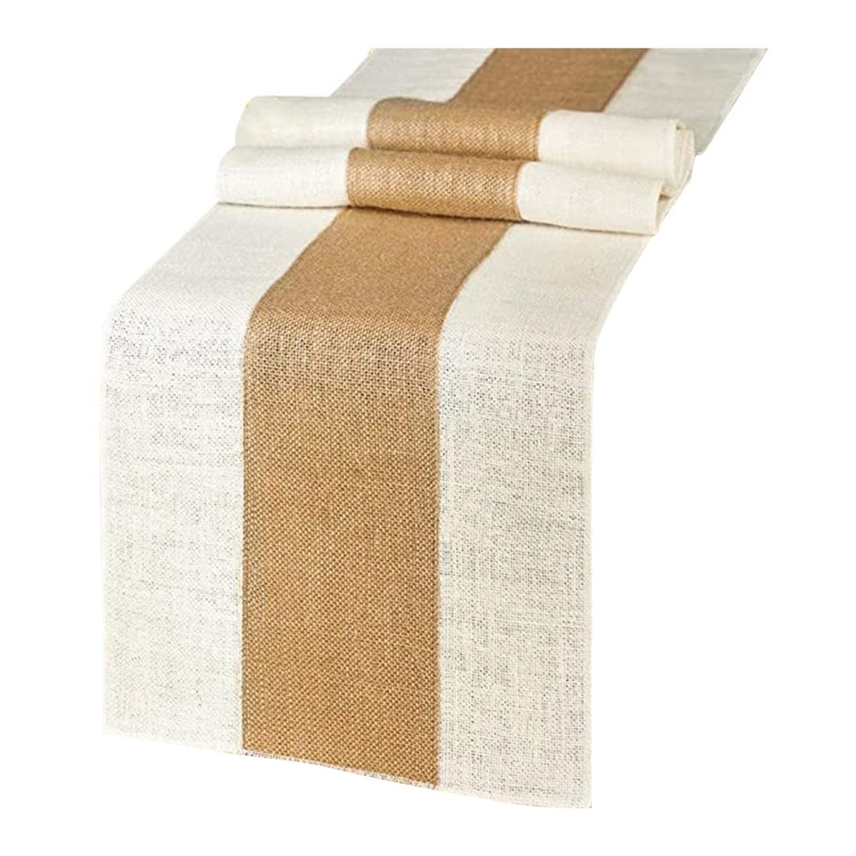 Jute Table Runner Farmhouse Table Runner for Party Holiday Dinner Reception Wedding Decor Jute Burlap Table Runner Jute Burlap Collection Table Runner Jute Rustic Table Cover