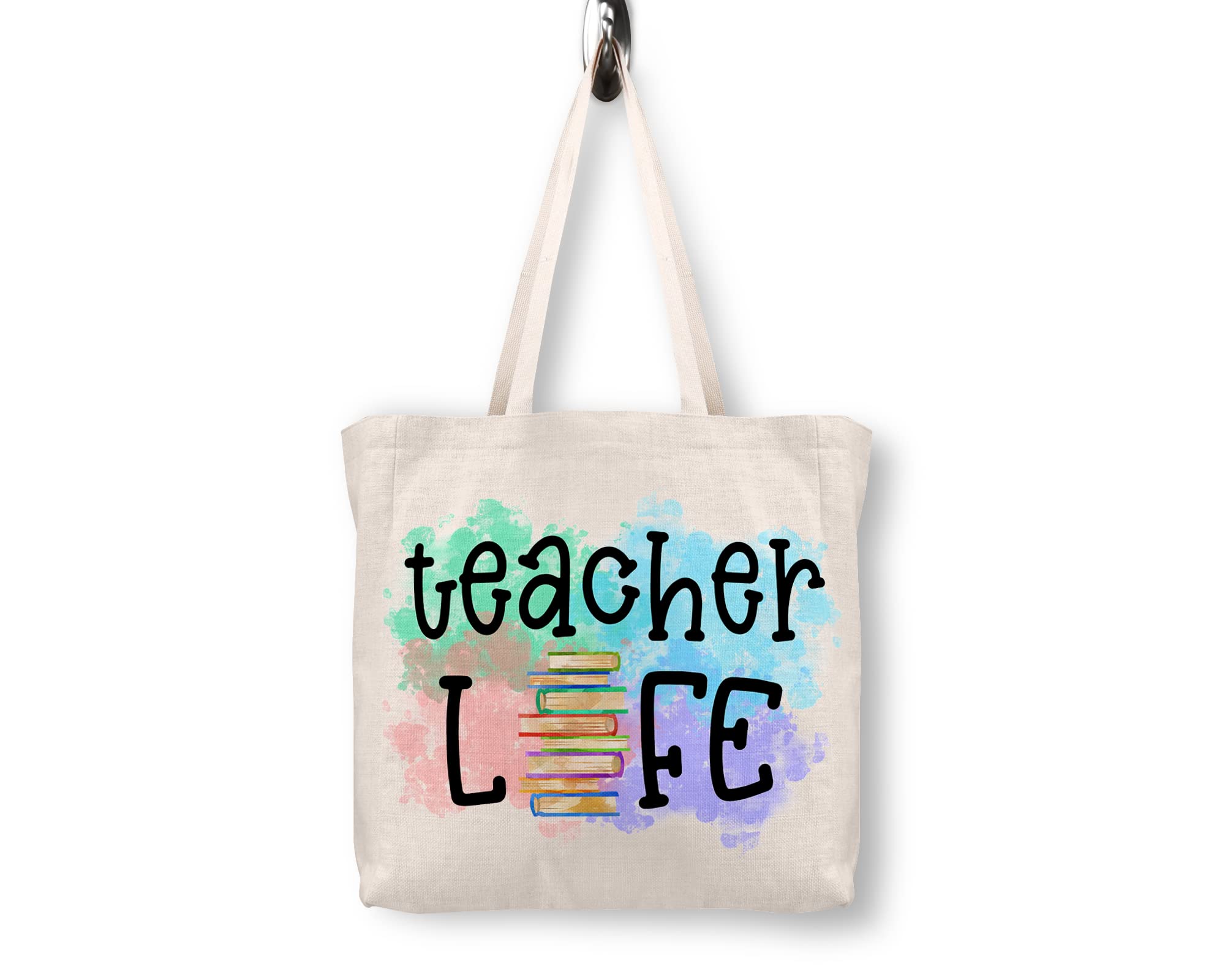 Vixar Teacher Tote shoping bag, Techer gift, End of year, Holiday (Teacher)