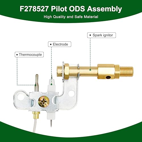 Miniatura 4 de Brlyeeanze 78422F278527 Conjunto piloto ODS compitable con Mr.Heater Big Buddy Heater MH18B MH9B MH9BX o Dewalt Small Propane Heater Parts 78422,