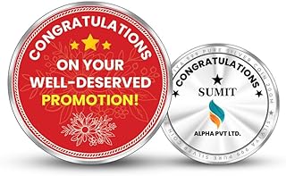 silviya BIS Hallmarked Personalized "Promotion" Corporate 999 Pure Silver Coin (10g, 20g, 50g, 100g) - Round Shape - Corporate Gift for Employee - Job Promotion Recognition - With Certificate-picture-17