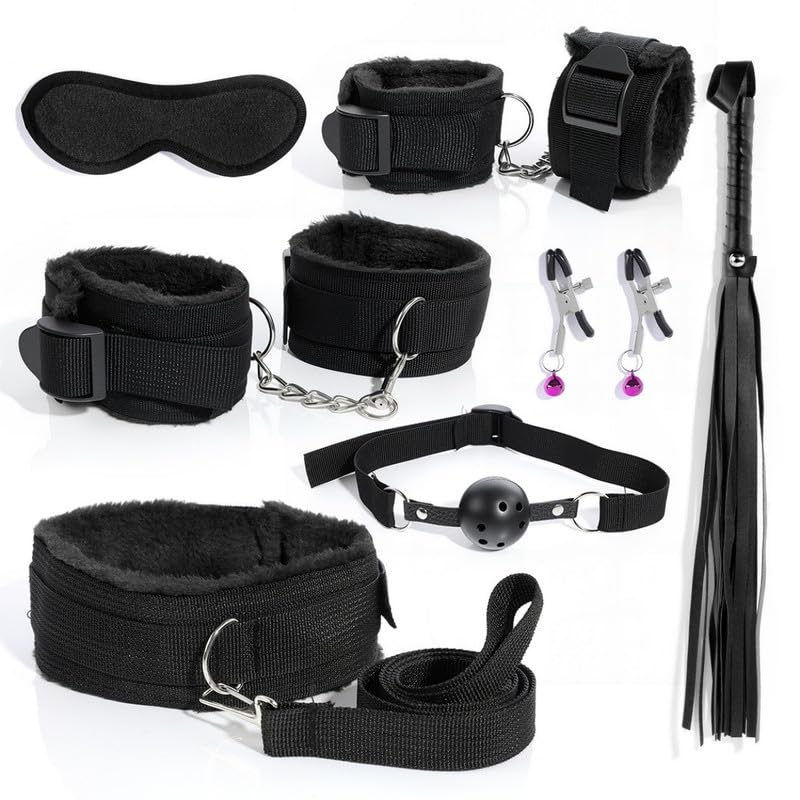 Conjunto De Entrenamiento SupereláStico De Nylon De 7 Piezas Con ProteccióN De Pelusa SúPer Suave Negra