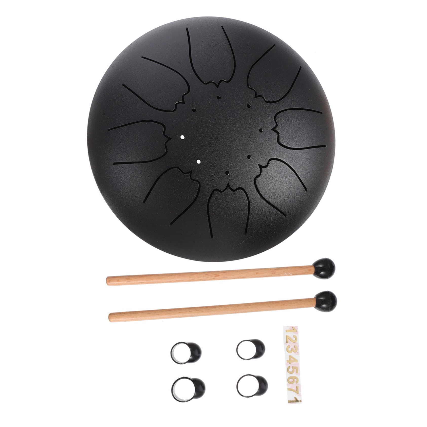 Totority 6-inch Ethereal Drum Set 8 Tone Boys and Girls Drum Kit for Music Enthusiasts