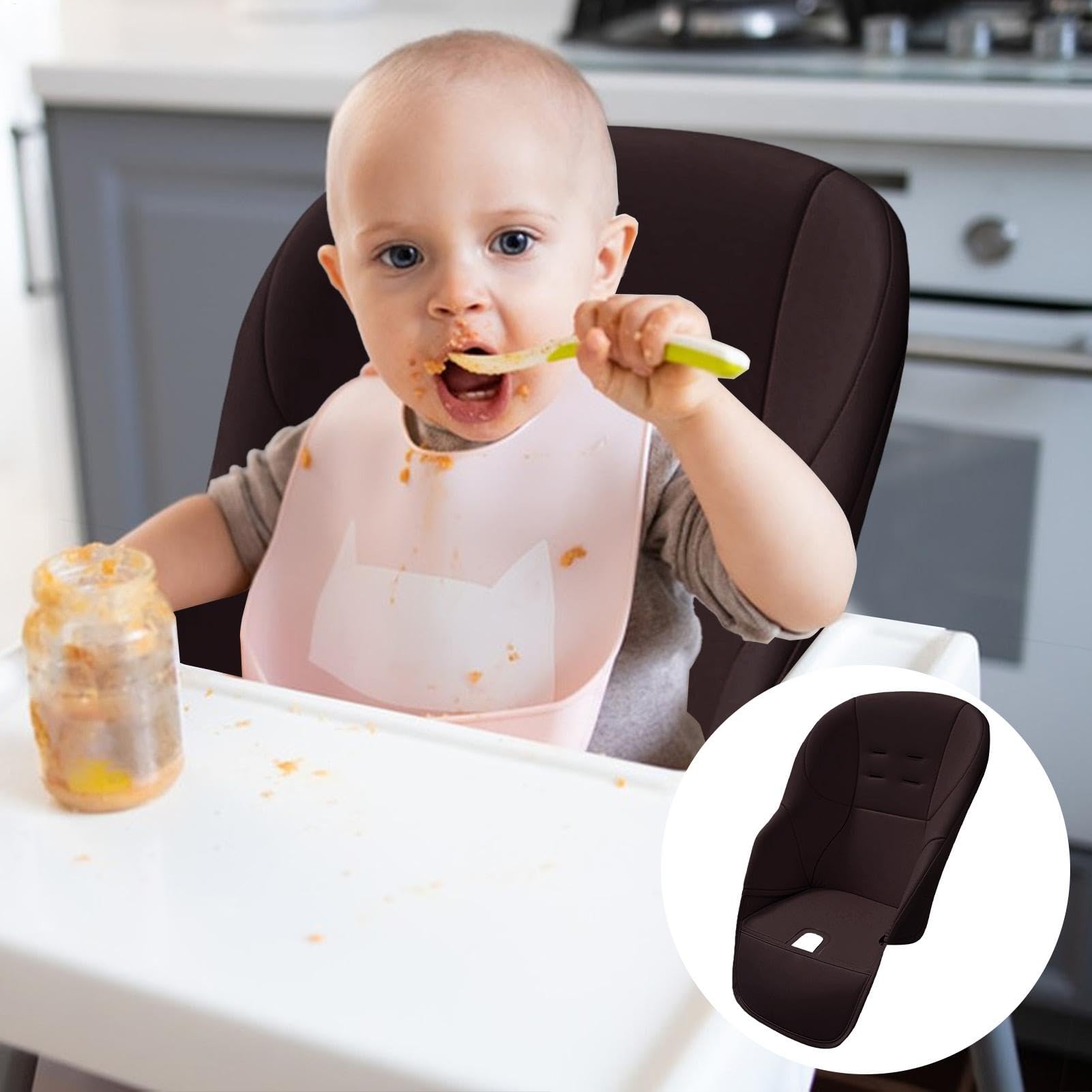Okładki na krzesło restauracji dla dziecka, okładka HighChair dla dziecka | Poduszka do mycia maszynowego Akcesoria dla niemowląt, wygodne części zamie