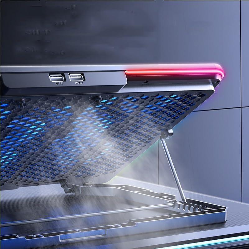 E Sports RGB Coolant-Enhancing Cool Stylish Lighting Laptop Cooler