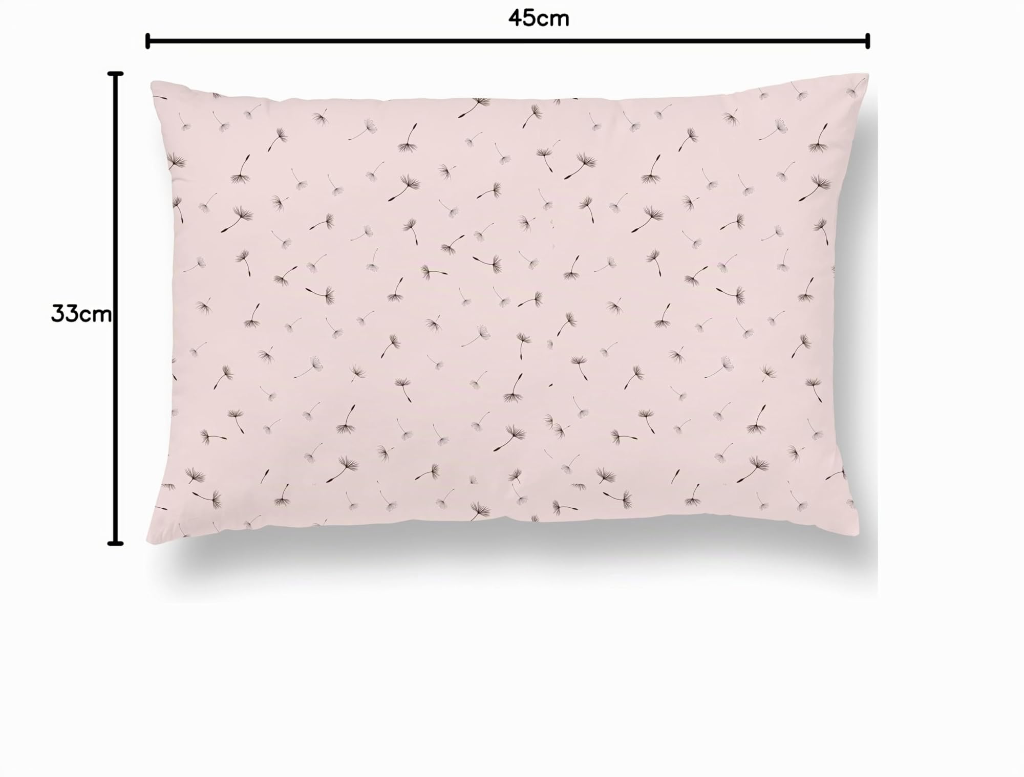 Almohada Infantil con Funda De Almohada Estampada 33x45 Cm De Algodón Oeko-Tex - Cojín Cuna Bebe Y Niños- Cojin Pequeño para Bebés para Siestas En La Guardería, Escuela Y Viajes - 1 Año 2 Años