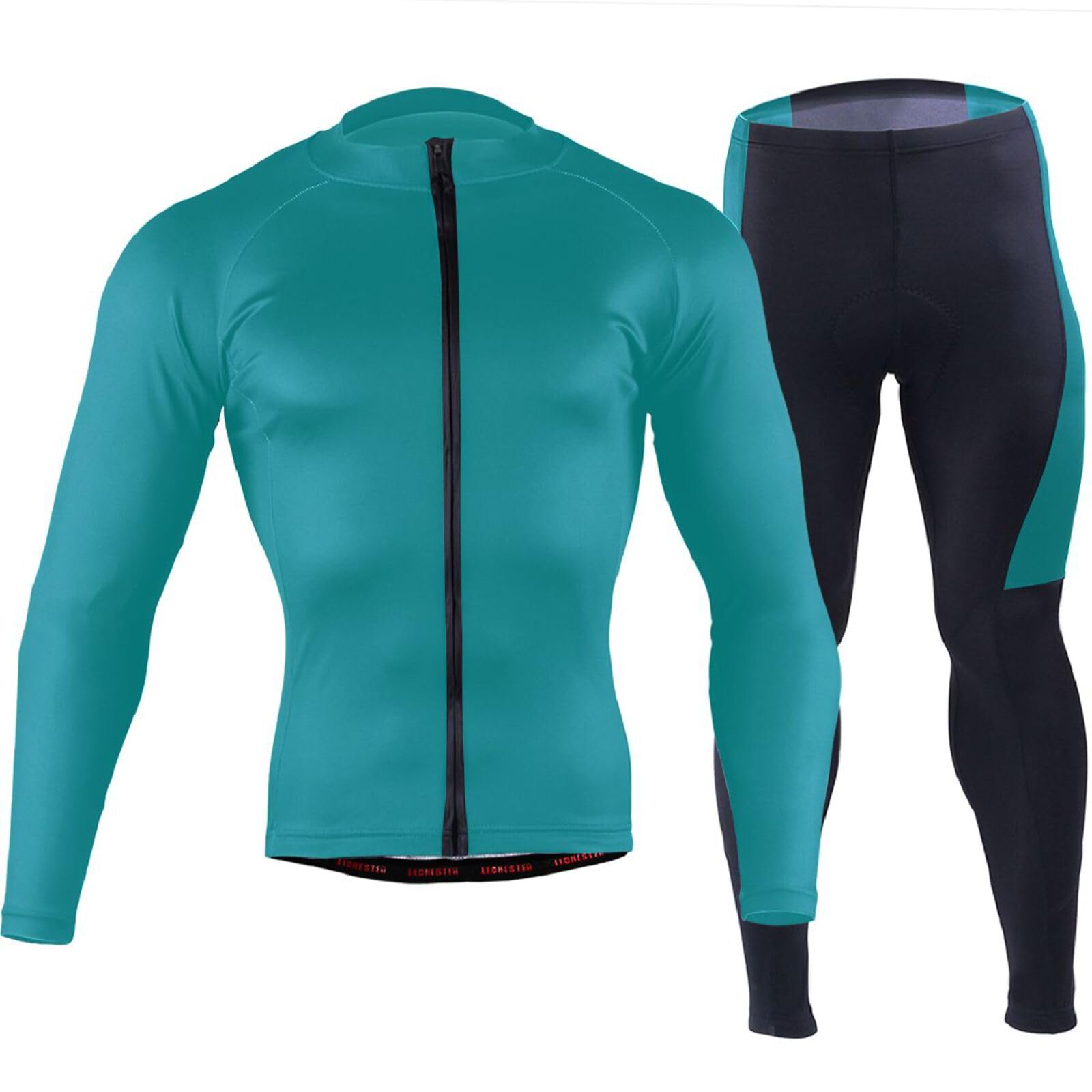 Radtrikot mit Taschen, atmungsaktive Trägerhose, Herren, 3D-gepolstert