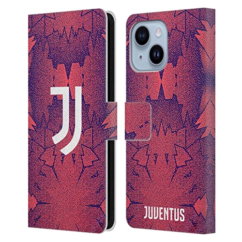 Étui Juventus pour iPhone 14 Plus, housse portefeuille en cuir et protection de match
