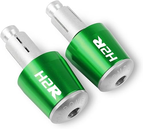 Handlebar Plug Motorcycle Handle Bar End Handlebar Grips Ends Sliders Cap Plug Slider Counterweight Cover for Kawasaki H2R H2 R 2013-2019 (Color