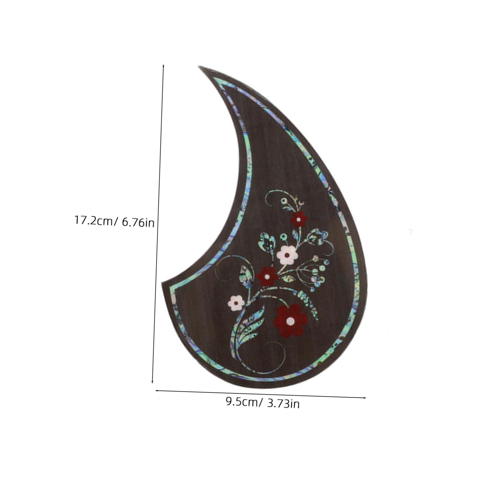 BESPORTBLE 1Pc Professional Guitar Pickguard Scratching Self Adhesive Sticker for Acoustic Guitars Durable Protective Design for Personalization and Decoration