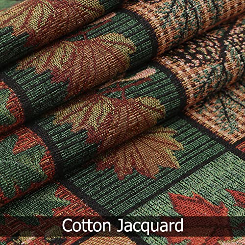 Image of HOKIPO Cotton Jacquard Dinner Table Runner 12x52 Inches (IN-531-D6, Multicolor)