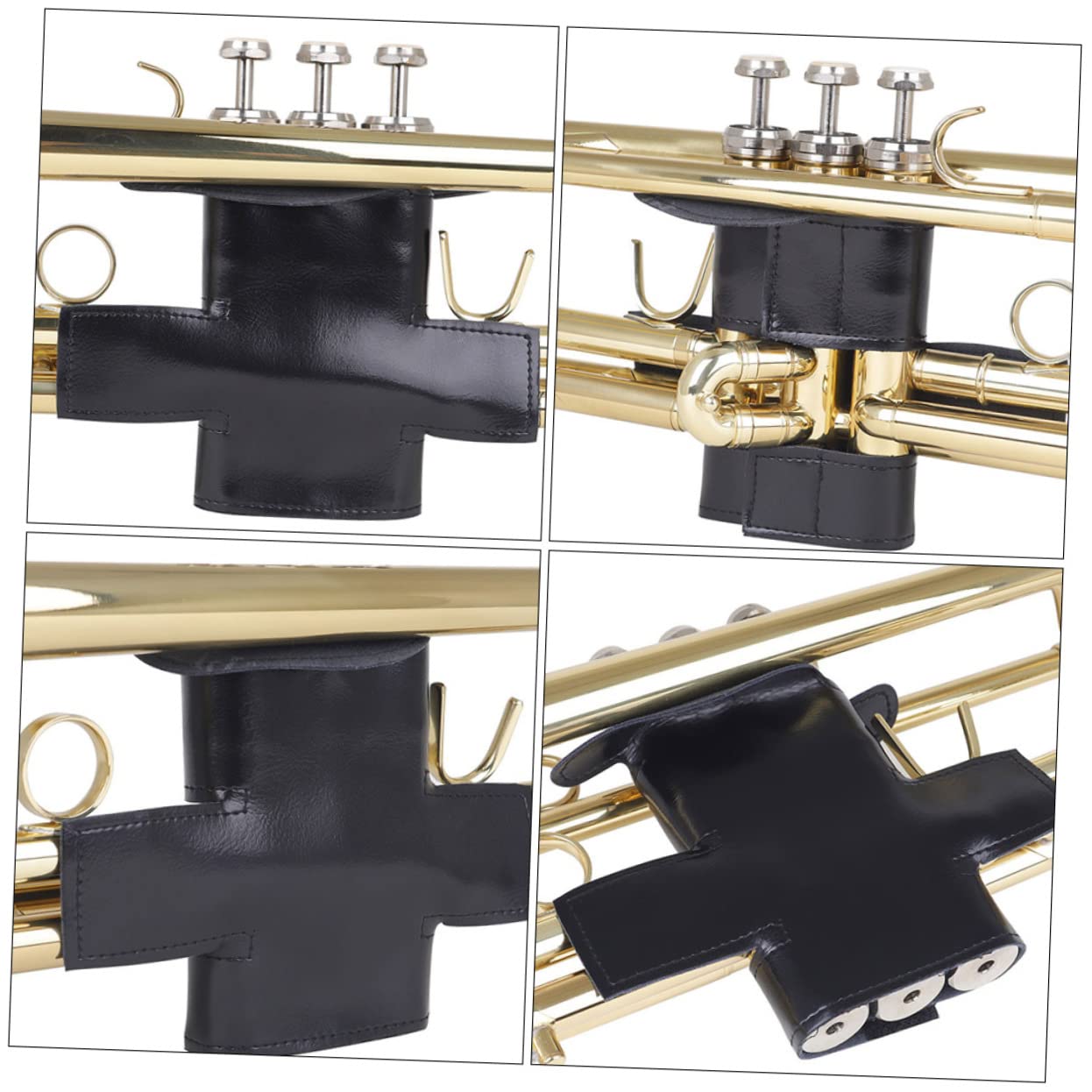 Garneck Stylish Trumpet Protector Leather Guard Perfect Trumpet Care Accessory Kit