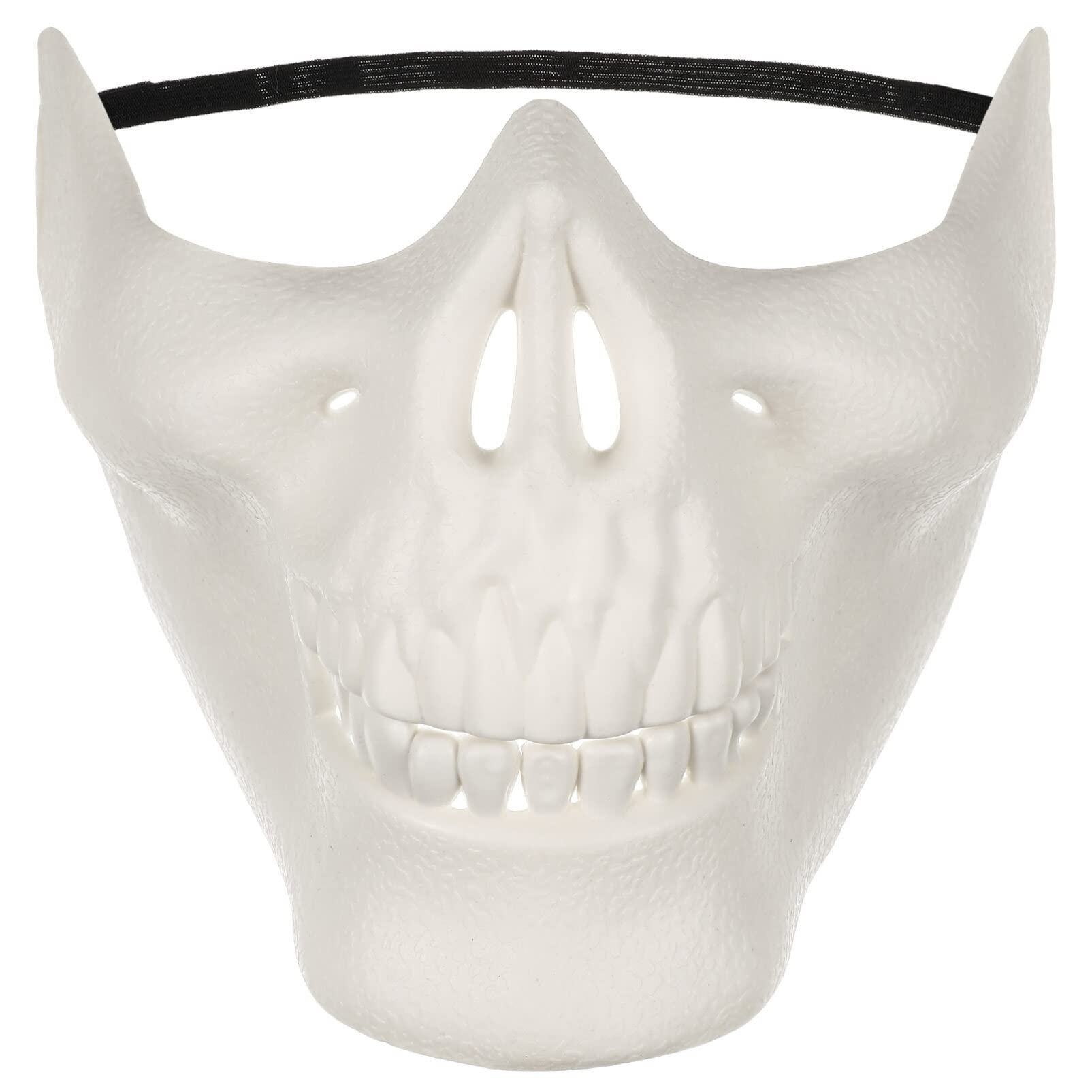 Tinksky Halloween Mask Skull Skeleton Mask Full Face Protector for Cosplay Masquerade Party (White)