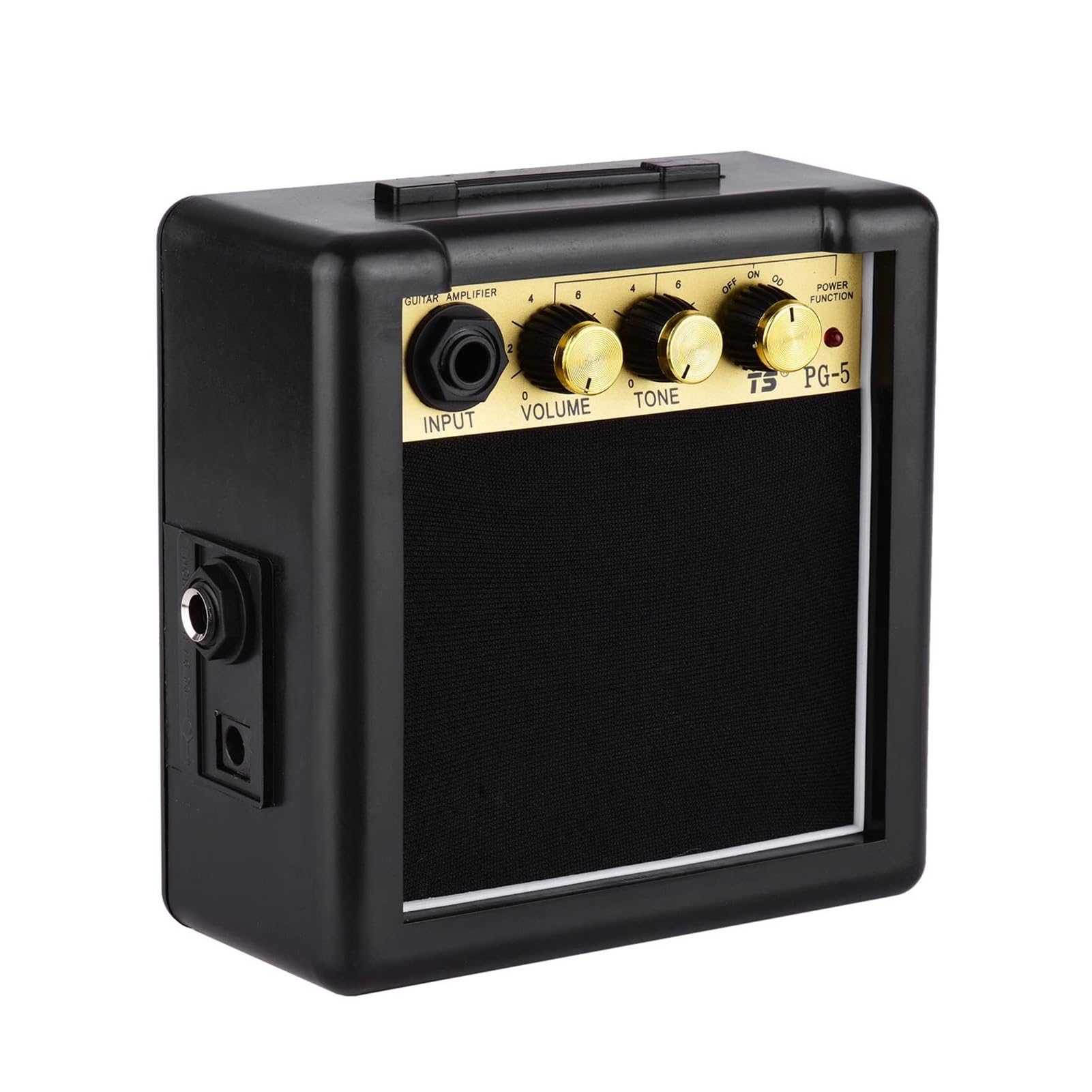 5W Electric Guitar Amplifier with Volume &amp; Tone Control, Portable Mini Guitar Amp with Headphone Jack, High-Sensitivity Speaker for Practice