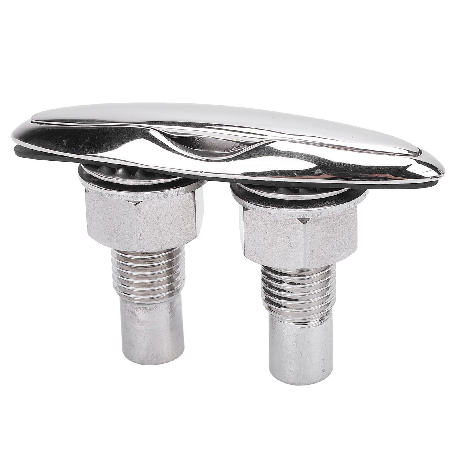 Dock Cleat, 5in 316 Stainless Steel Retractable Heavy Duty Pull Up Boat Cleat, Open Base, Erosion and Oxidation Proof Boat Mooring Accessories for RV, Yacht, Speedboat