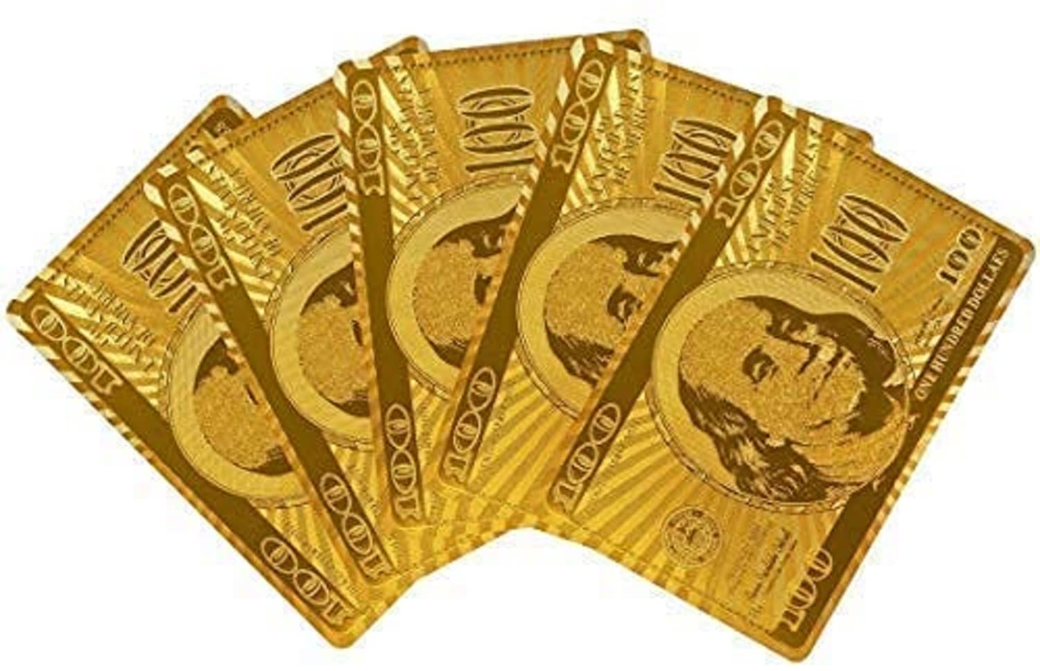 Aaryanika Gold Plated 100% Pure Plastic Playing Cards, Classic PVC Poker Table Card- Golden Colour (B0D1W231C6) Amazon Price History, Amazon Price Tracker