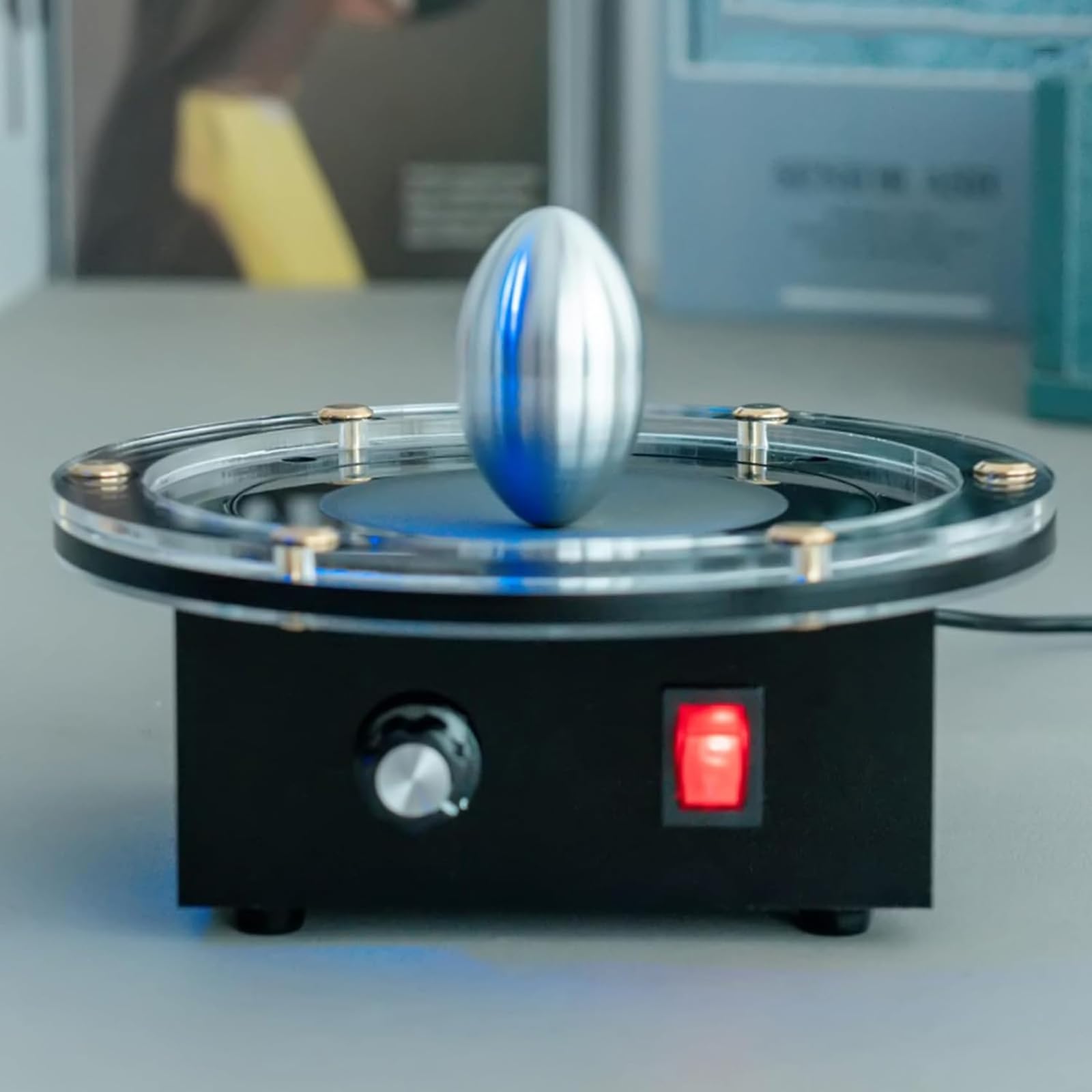 Modelo De Campo Magnético Giratorio, Huevos De Tesla De Corrientes De Foucault Electromagnéticas, Bobina De Motor De Ca Columbus Egg, para Exhibiciones Didácticas De Física, Ayudas Didácticas