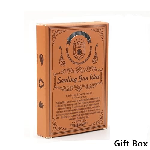 Miniatura 10 de ONWINPOR - 20 varillas de sellado de cera de pistola de pegamento, solo apto para pistola de pegamento de 0.28 pulgadas, ideal para sellos de cera,