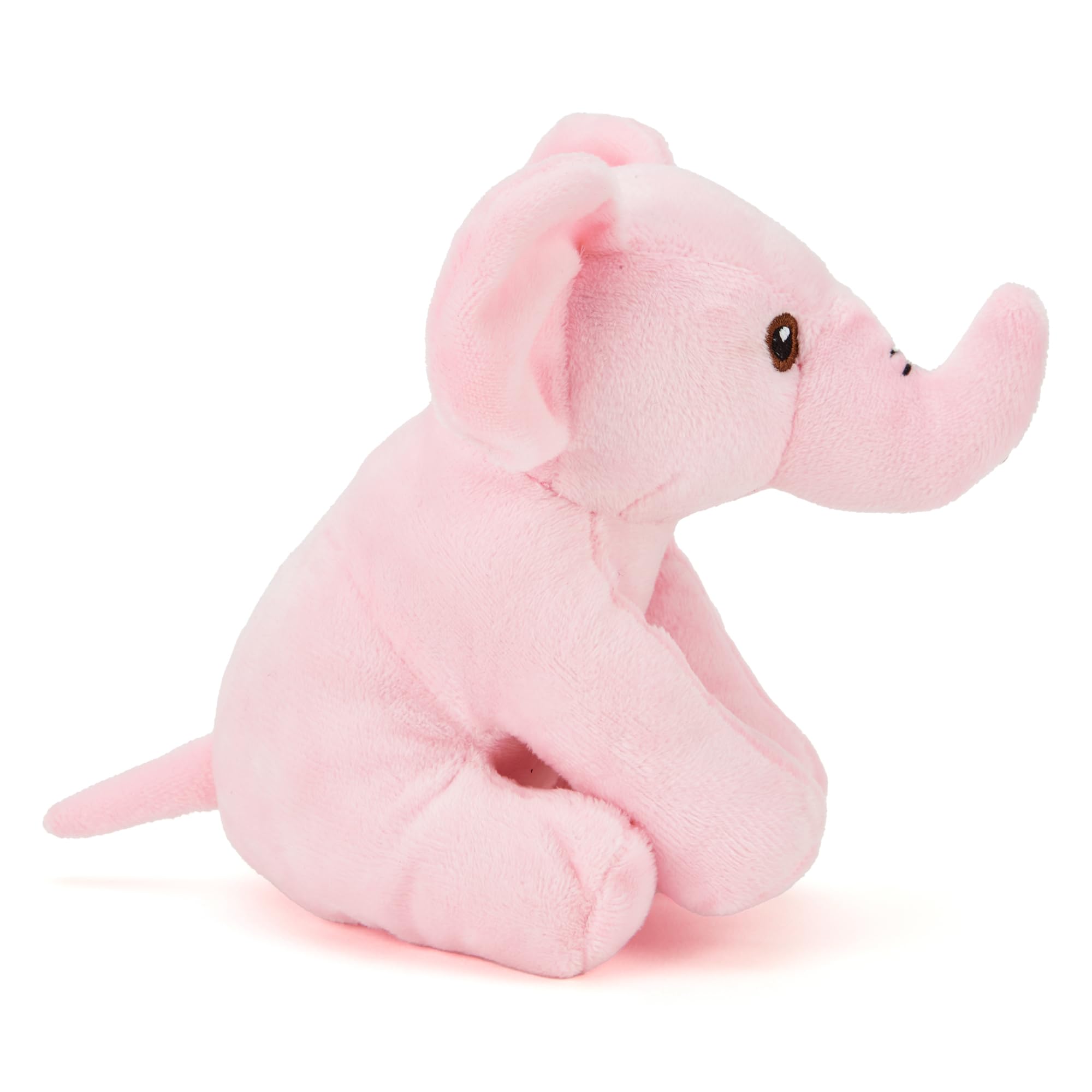 Zappi Co Peluche Elsa el Elefante Rosa (15cm) - Suave, Mimoso, 100% Reciclado - Amigo Colorido con Trompa — view 2
