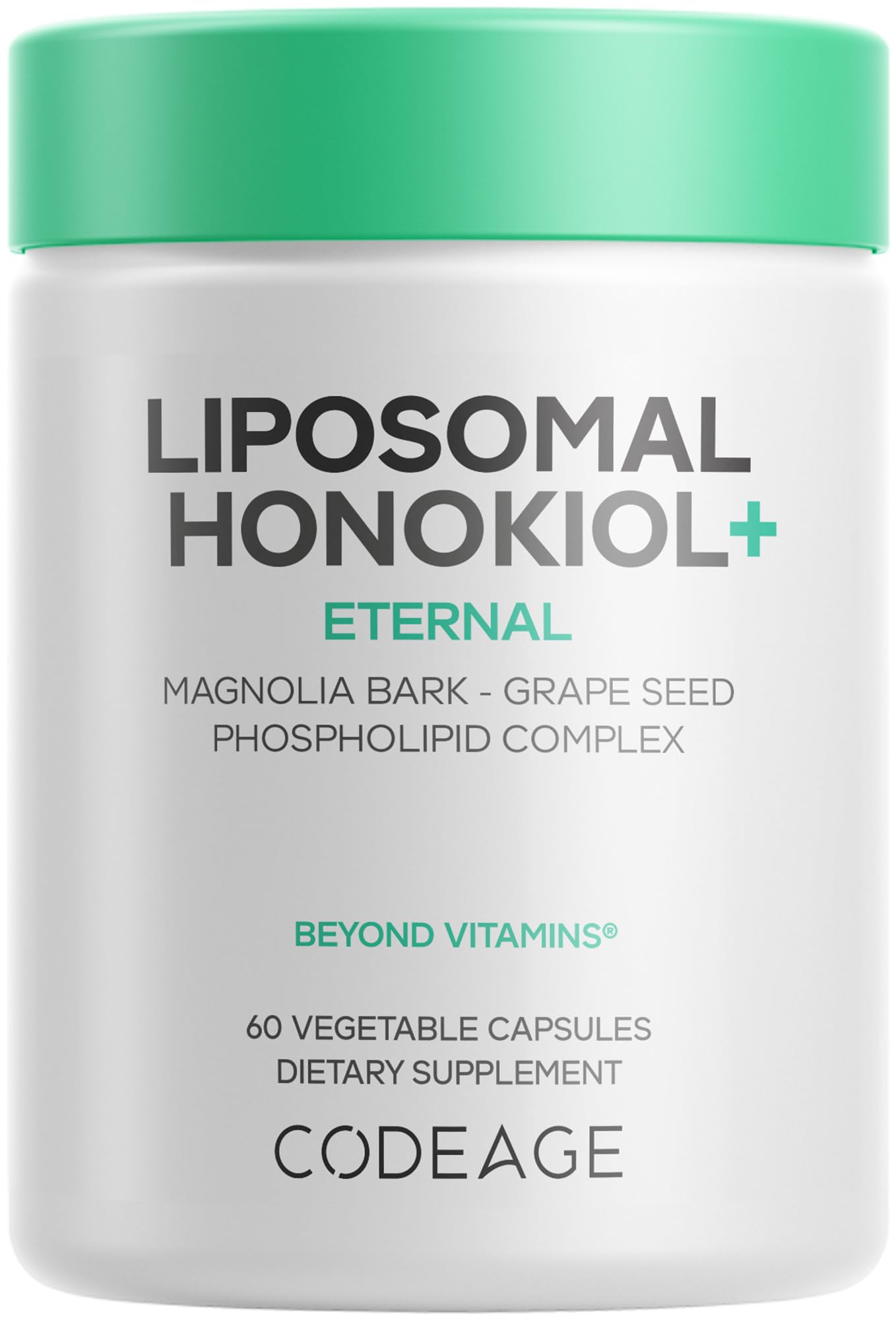 Codeage Liposomal Honokiol Supplement, Magnolia Bark, 60 Capsules