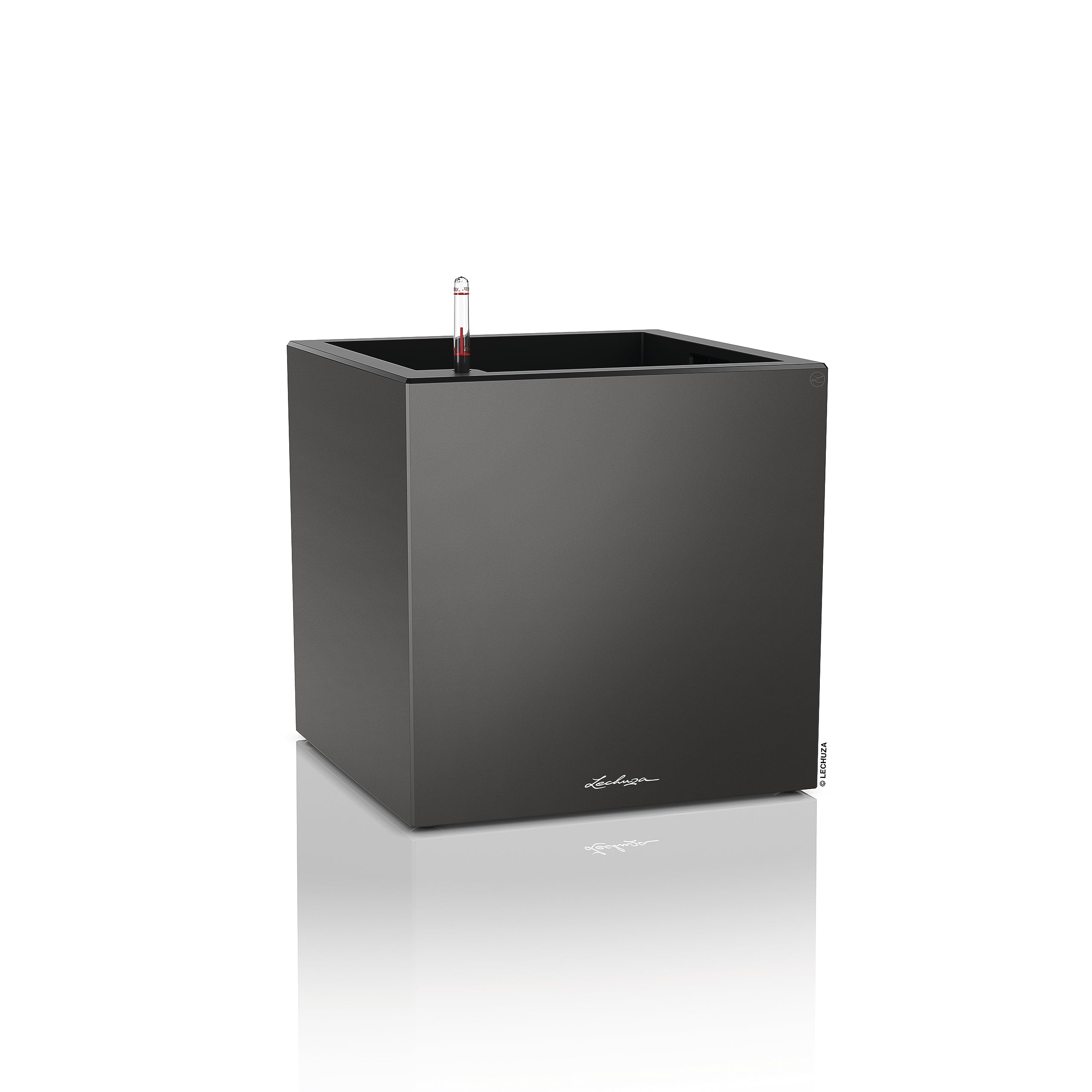 LECHUZA CANTO Premium 40 low antracite metallizzato 13753