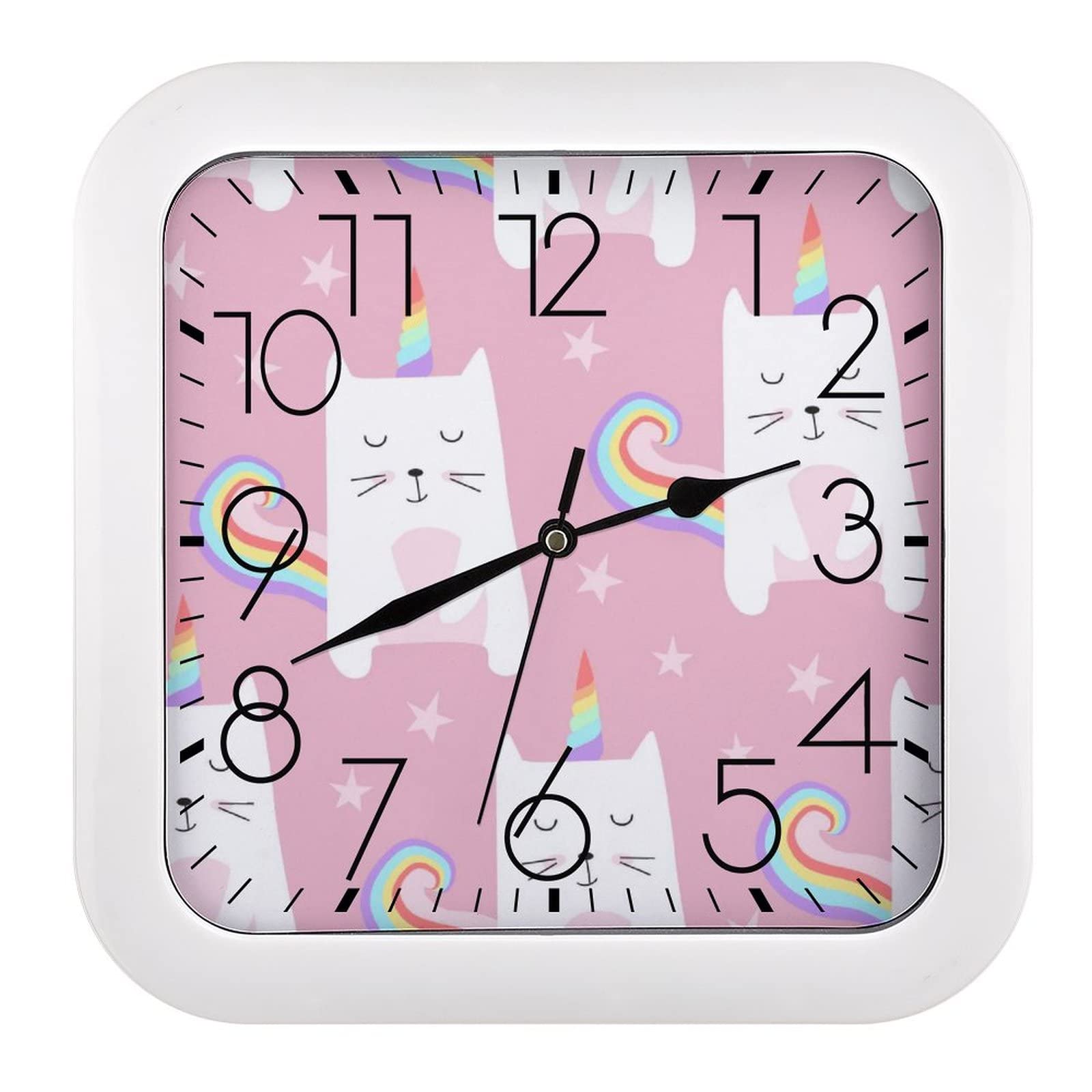 Horloge murale licorne chaton pour égayer votre cuisine familiale