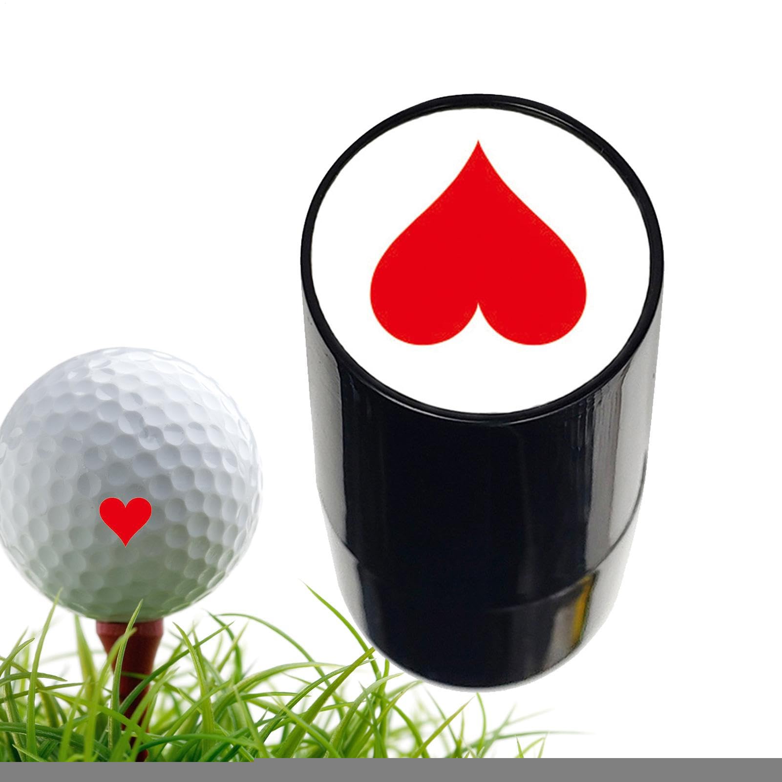 Golfball-Briefmarkenmarker-Einfach genutzter Golfball-Stamper | Langlebige Golfstempel | Wasserdichtes Stempel mit niedrigem Odor-Stempel für personalisierte Golfbälle, Turniere, Geschenk