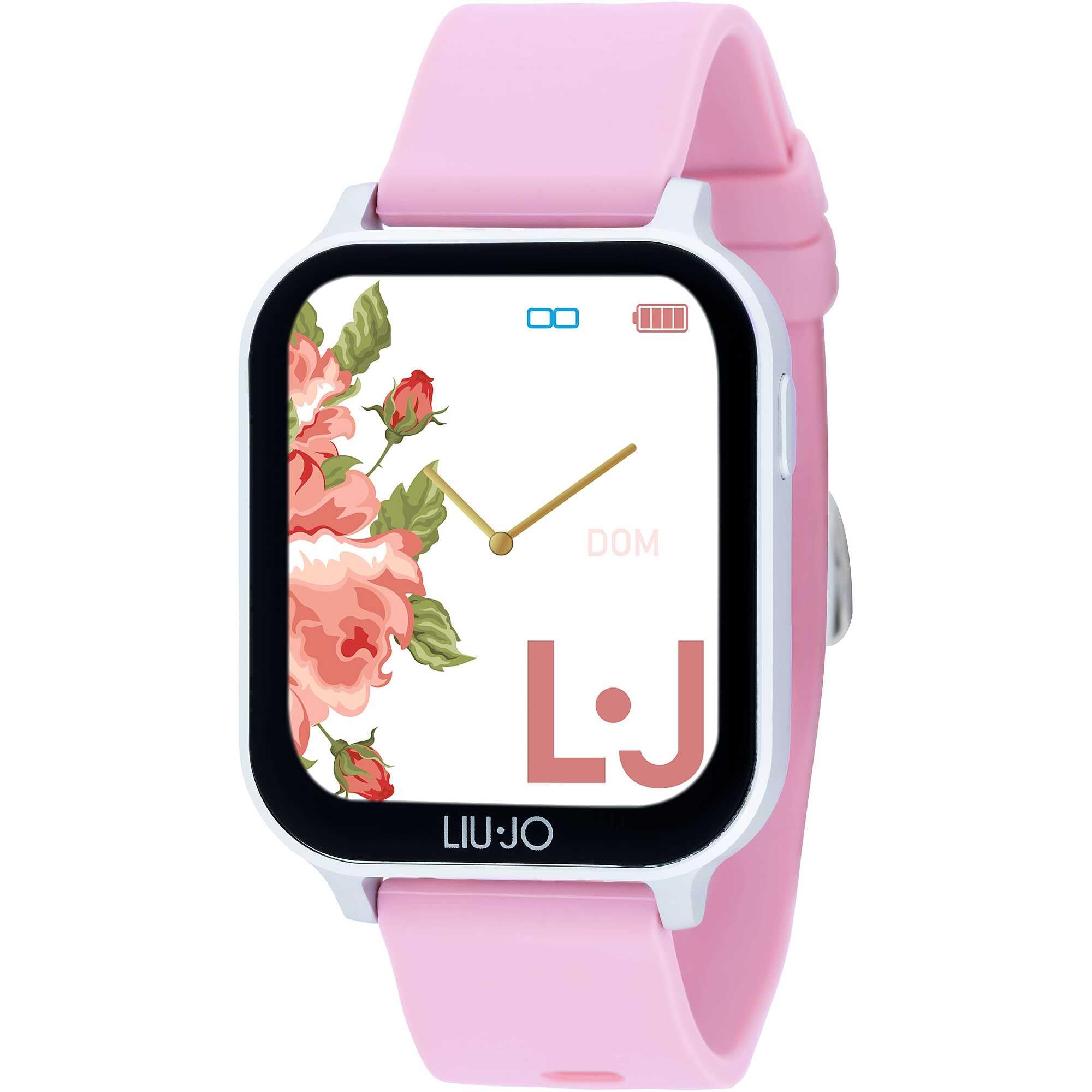 Liu Jo Orologio Donna Smartwatch Voice Energy Silver Cinturino Rosa