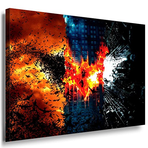 Batman Lienzo LaraArt Cuadro Multicolor Mural 80 x 60 cm
