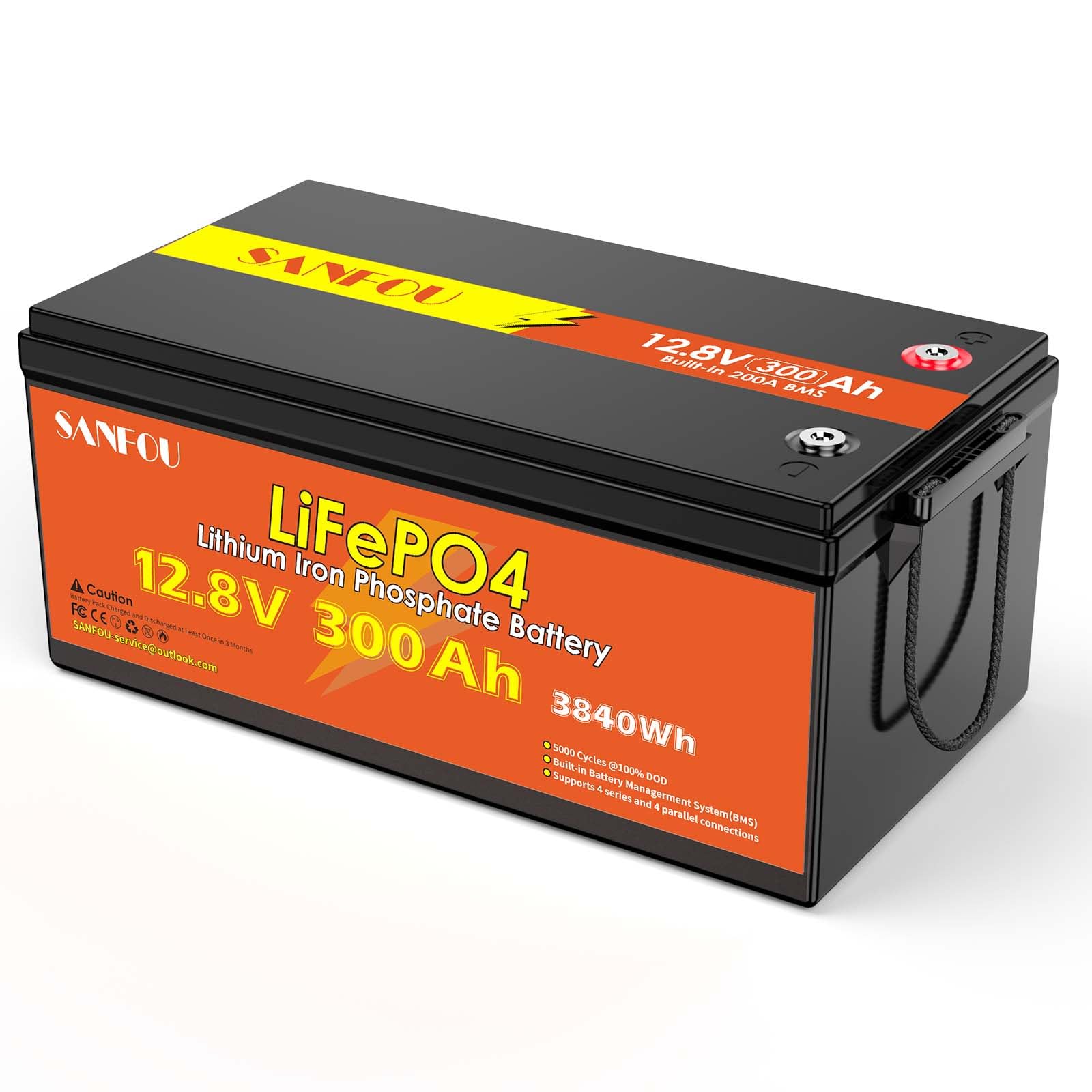 Batteria Litio LiFePO4 12V 8Ah - Fino A 3000 Cicli Per Energie Rinnovabili | Con BMS Integrato E Sicura - Foto 8