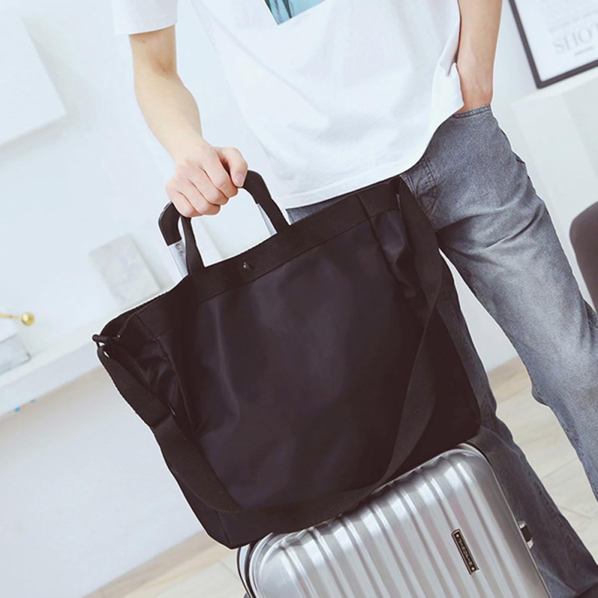 BESPORTBLE Travel Duffle Bag Yoga Mat Bags for Women Portable Fitness Pouch Durable