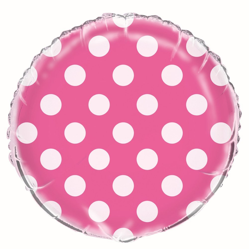 Unique Party Folien-Helium-Ballon, im Polka-Dot-Muster, 45,7 cm