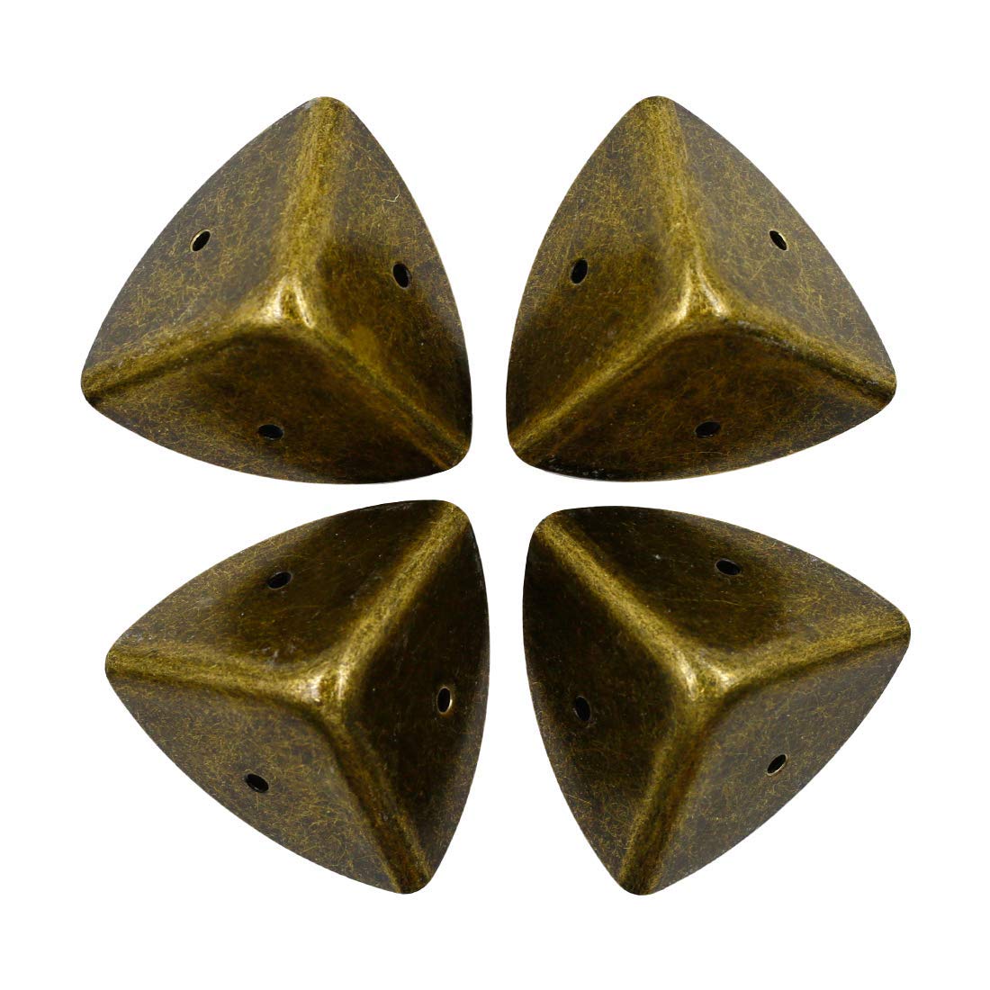 Antique Zinc Alloy Triangle Corner Protectors 1" (25mm) Metal Decorative Edge Guard Safety Cover for Table Suitcase Cabinet Trunk Toolbox - (4) (B0BJC2Y475) Amazon Price History, Amazon Price Tracker