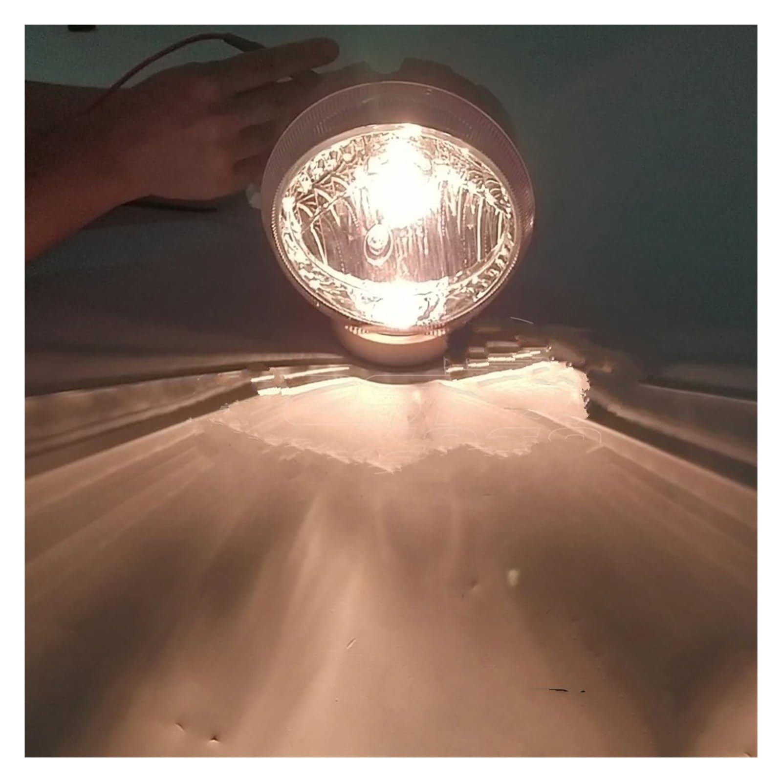 pour LX150 LX125 Moto Remplacement Lampe Avant Phare Scooter Phare 12V Faisceau Haut/Bas Ampoule Feux Ronds Moto De Phare