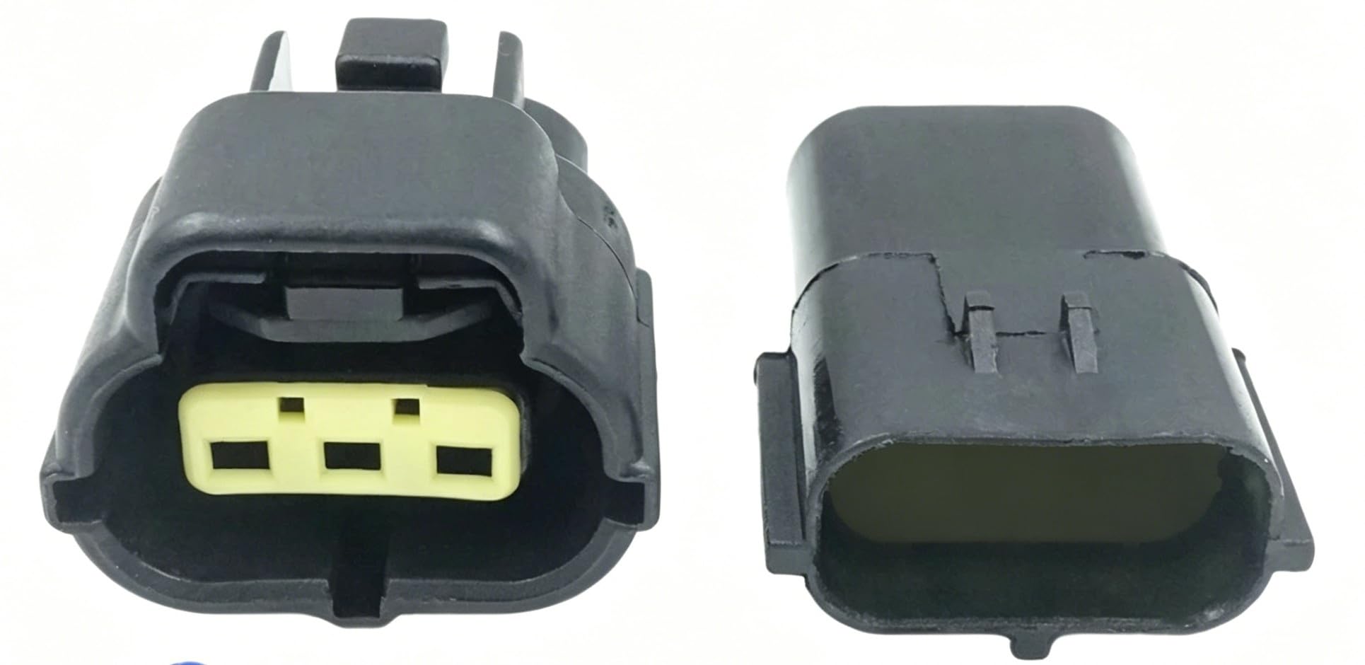 Conector macho y hembra negro impermeable for coche, conector sellado for, 3 pines, 174357-2, 174359-2