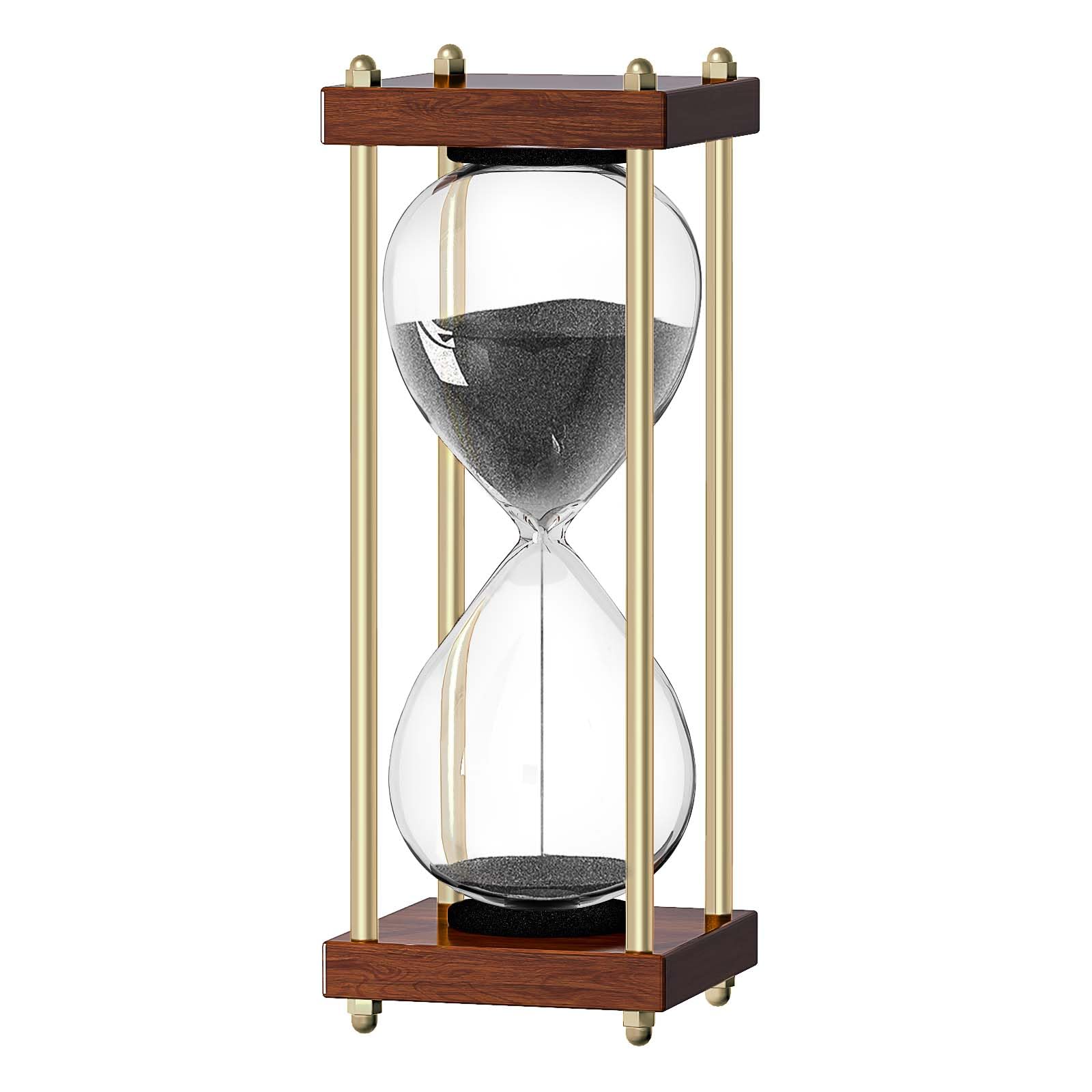 OMCCHK Holz Sanduhr, Wohnzimmer, Heim Büro Deko, Vintage Sanduhren Timer für Kochzeit, Yoga, Meditation, Schreibtisch Gadgets, Geburtstagsgeschenk