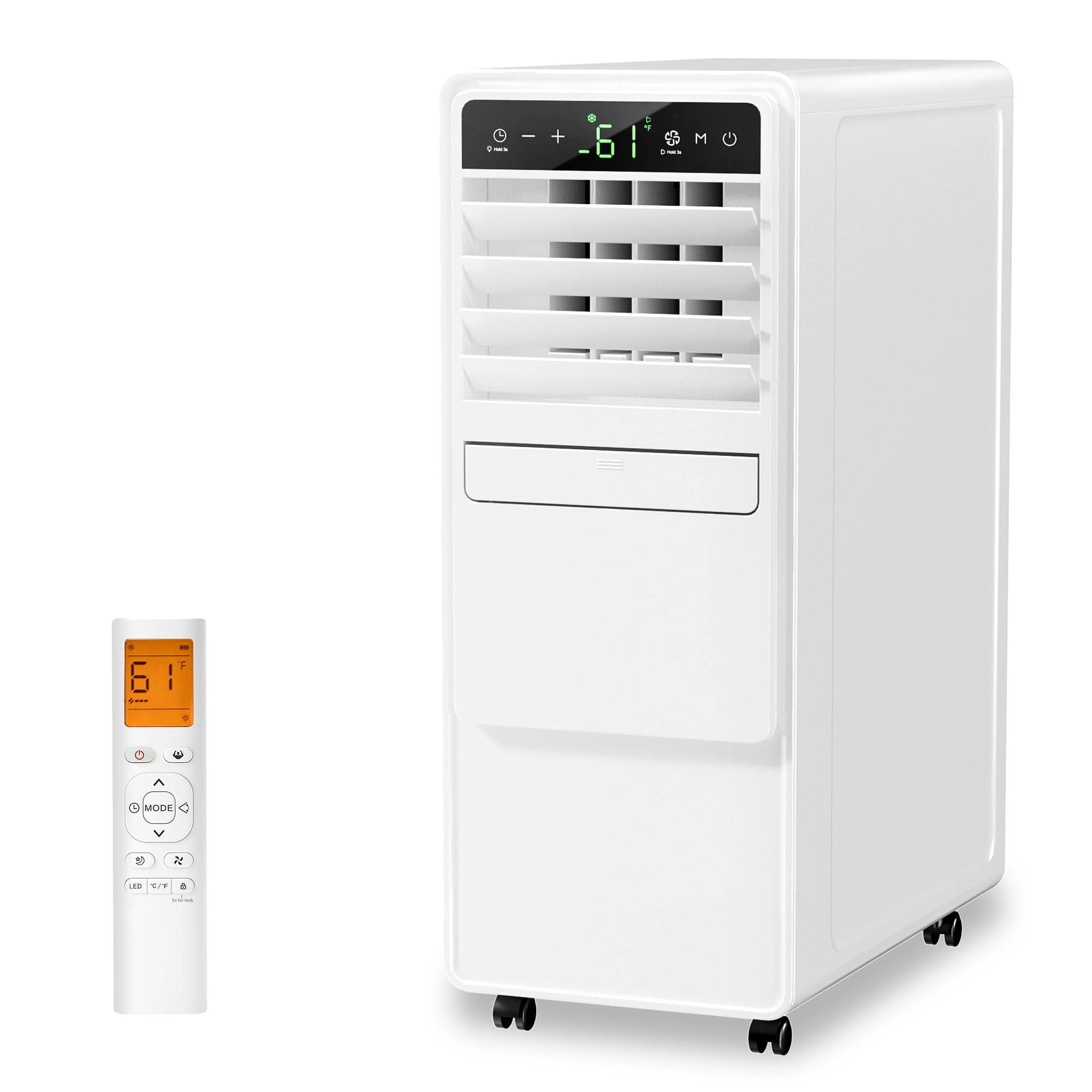 12 000 BTU Portable Air Conditioners with Digital Display 3 IN 1 Free standing AC Unit with Dehumidifier