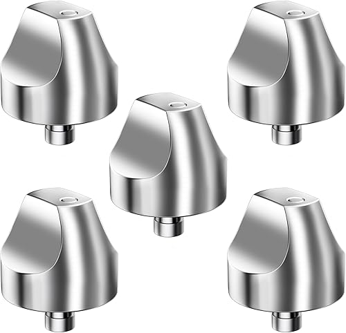 WB03X32194 WB03T10329 - Pomo para estufa de gas GE Café, WB03X25889 Perillas de control de quemador de perfil de acero inoxidable para las series