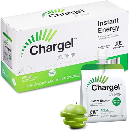 Manzana, gel energético instantáneo sin cafeína, para correr, ciclismo, entrenamiento, senderismo esencial para mujeres y hombres, regalos para