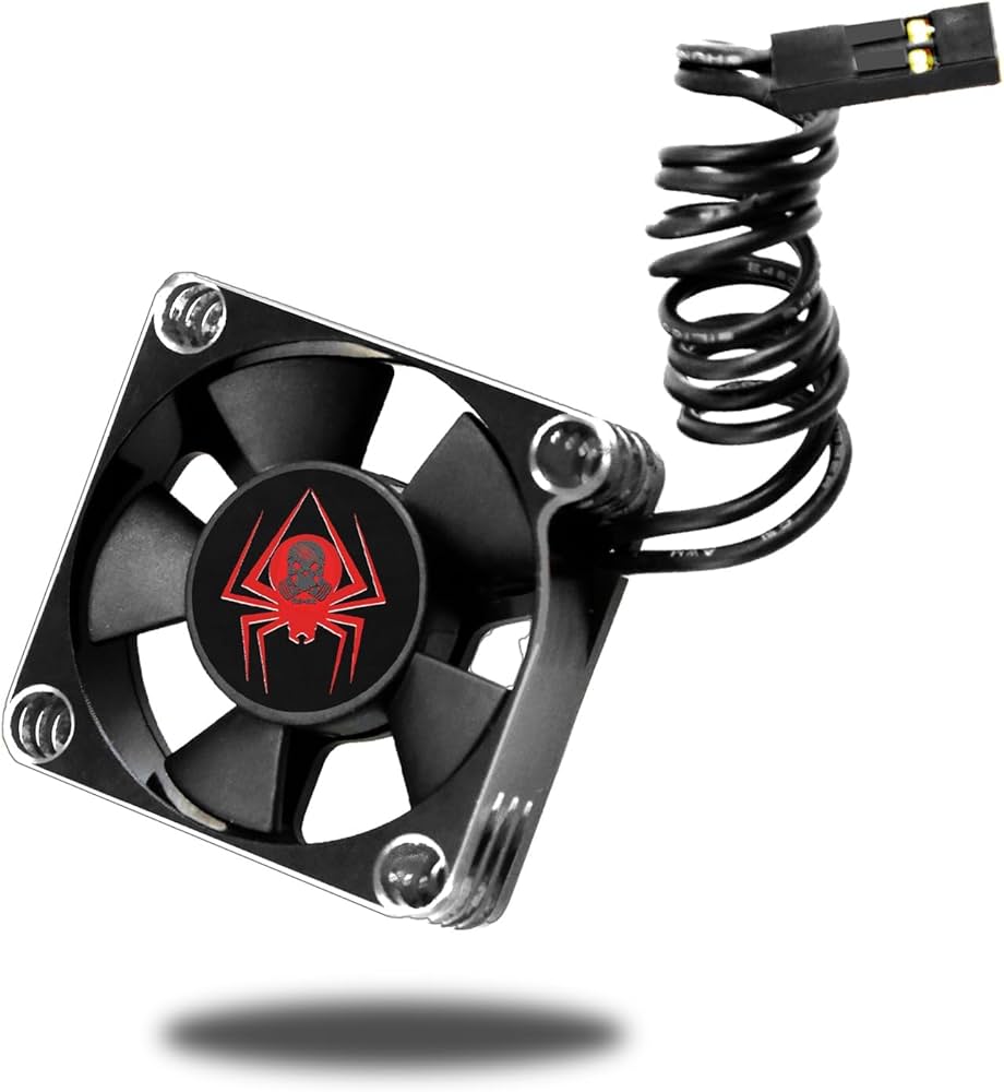 Amazon.co.jp: Chanjorlin RCカーメタルモーター冷却ファン 25mm 30mm