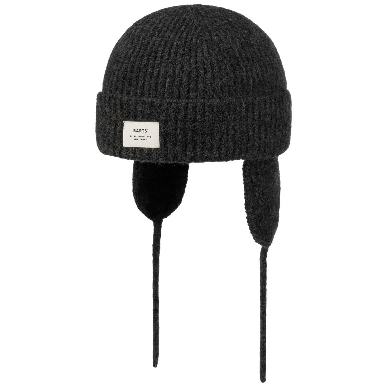 Barts Women's Anthracite Hillstar Beanie Hat With Ear Flaps By