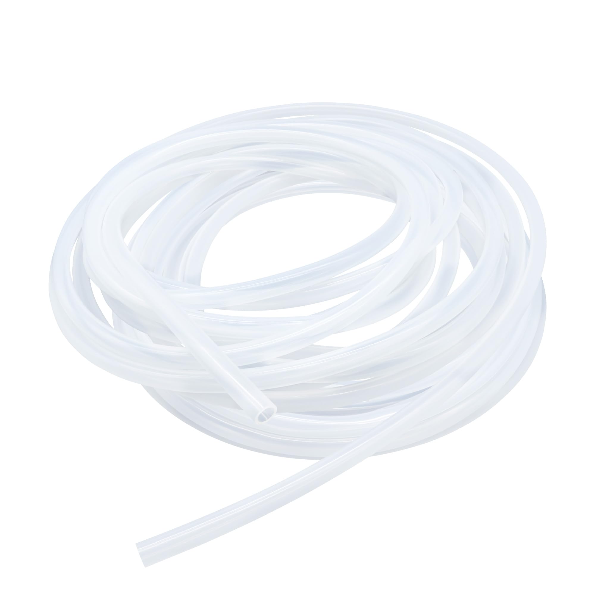 Lavmhab Transparent Silicone Tubing Food Grade Hoses 4Mm X 6Mm, Length 10 Meters (32.8Ft), Flexible Silicone Rubber Tube Air Hose Water Pipes