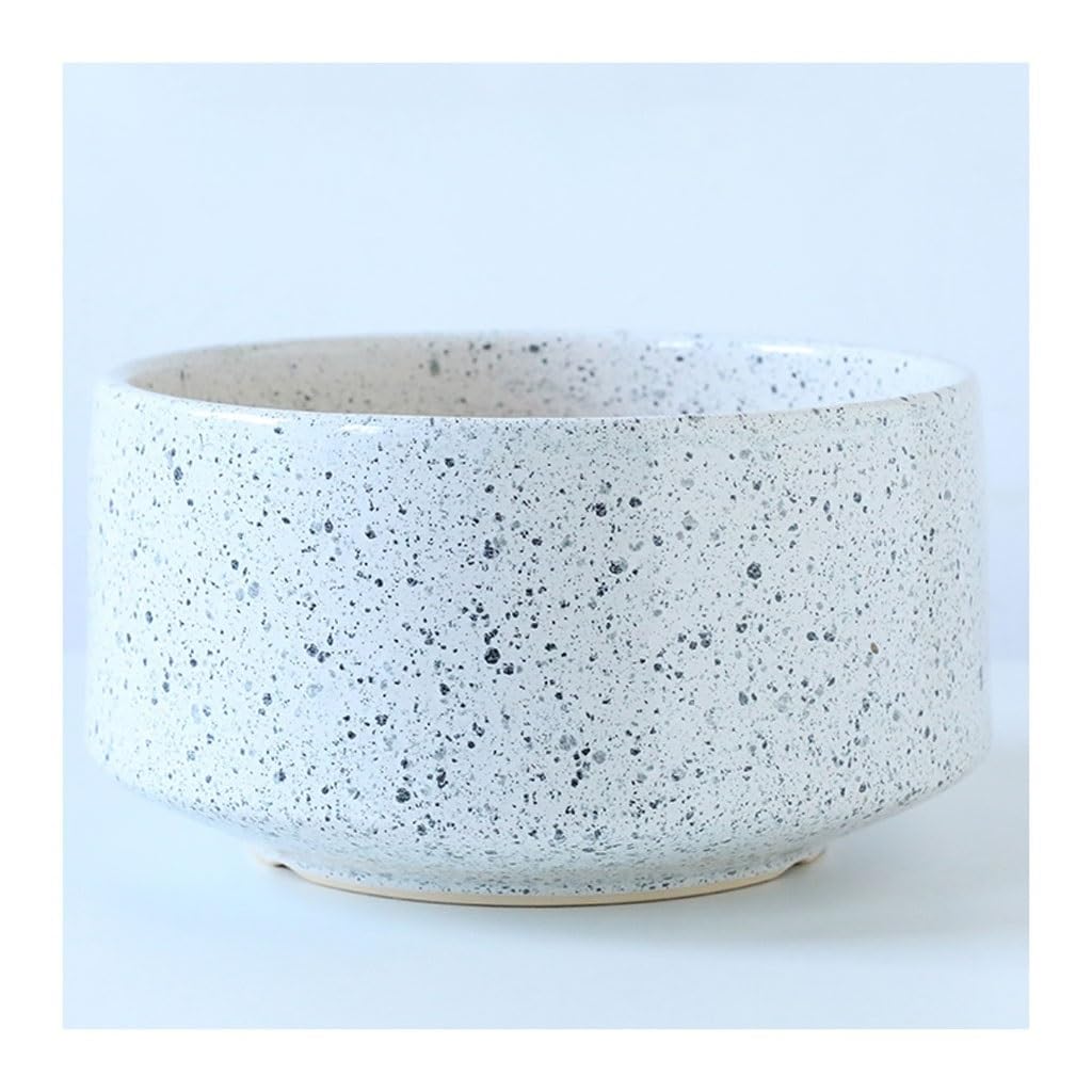 Gelasige C Flower Pots Round Mouth Erami Flower Pot Planting Succulent Actus Suitable For Bedroom Living Room And Office Vases Outdoor Flower Pots(C)