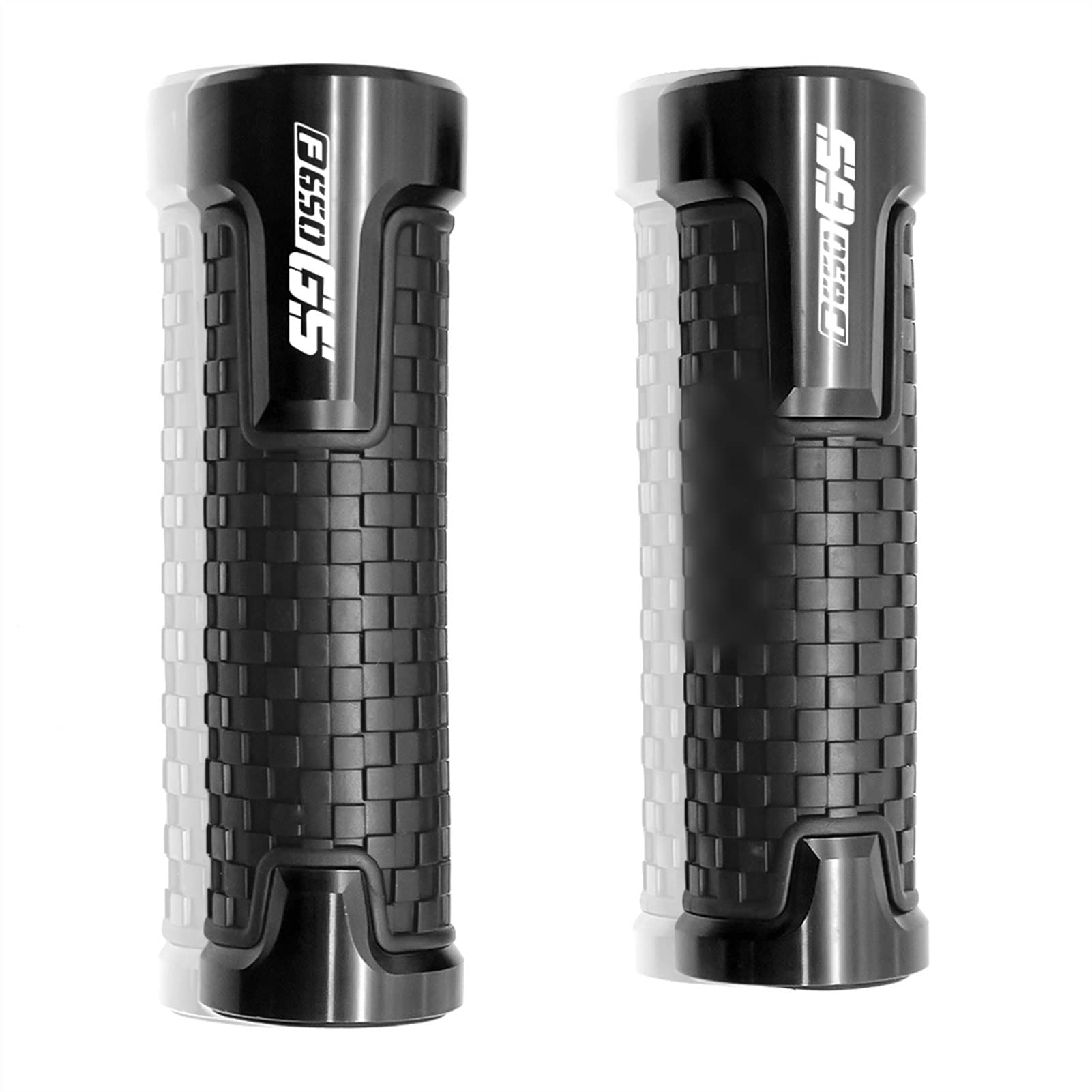 Poignée guidon 22mm moto pour BMW F650GS balade et voyage noir